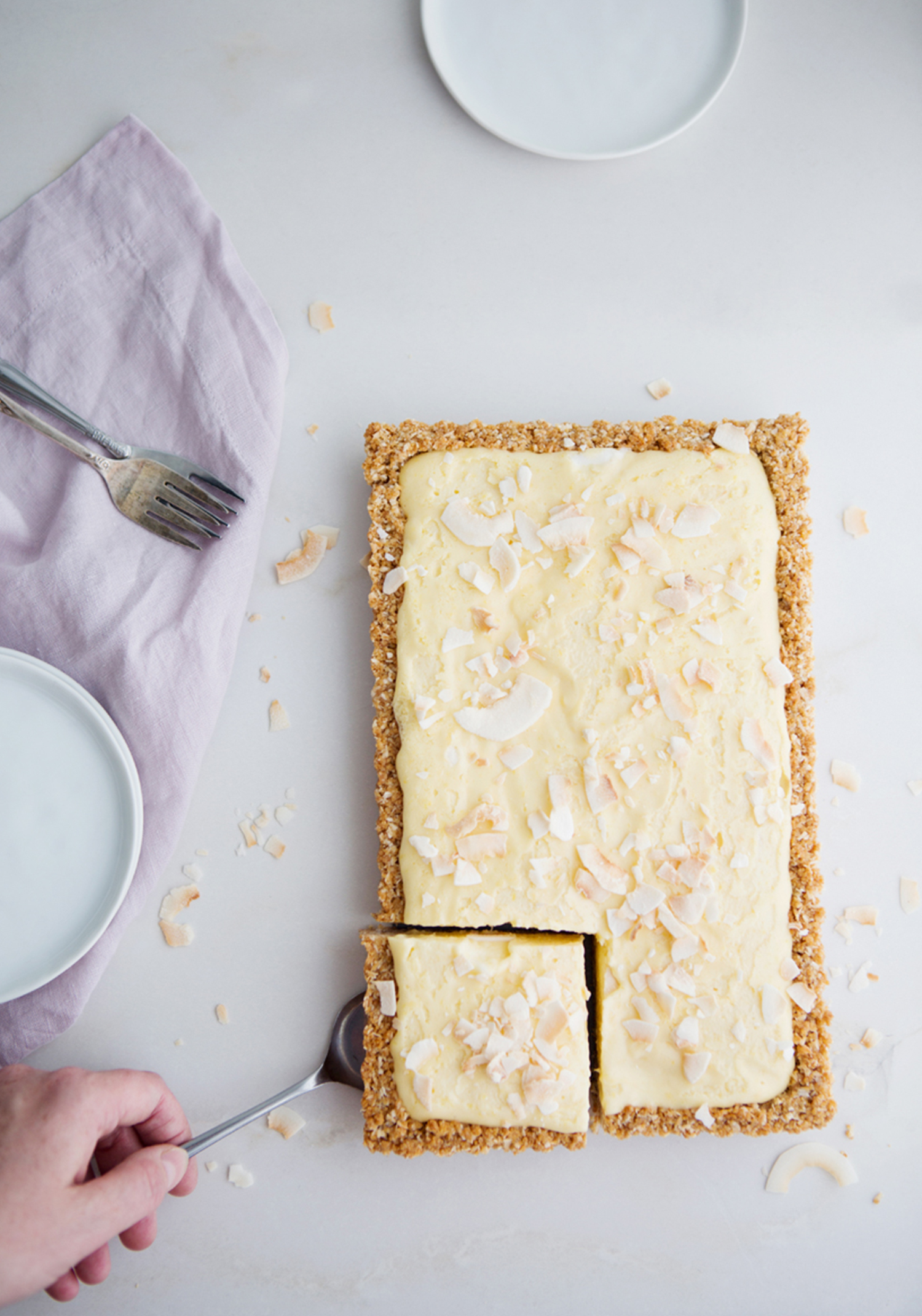 Frozen lemon pie - Trois fois par jour